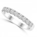 0.72ct Ladies Round Cut Diamond Wedding Band in 14 kt White Gold